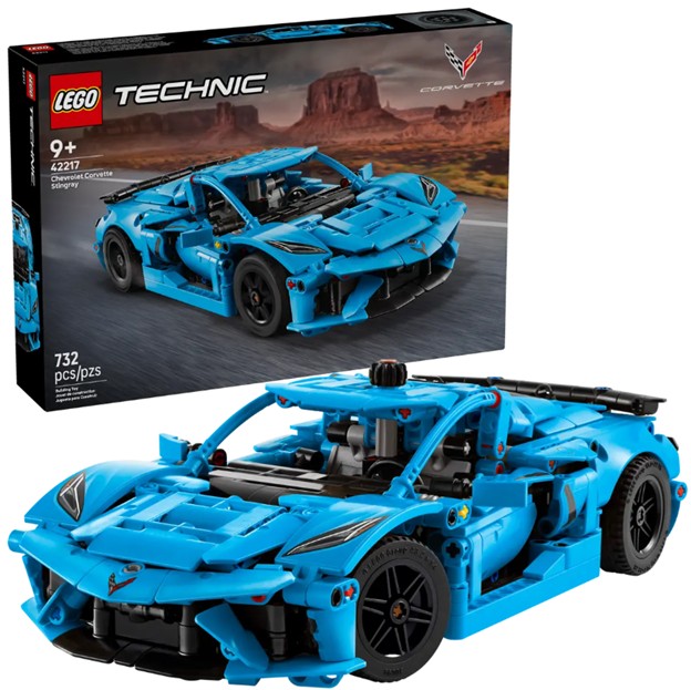 LEGO® Technic™ Chevrolet Corvette Stingray Blue – 42217 – LEGOLAND