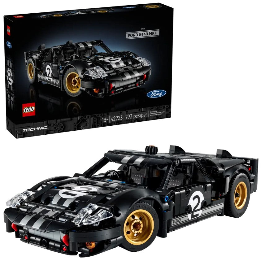 LEGO® Technic™ 1966 Ford GT40 MKII Race Car – 42223 – LEGOLAND New