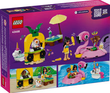 Load image into Gallery viewer, LEGO® Friends Unicorn &amp; Flamingo Pool Party - 42658
