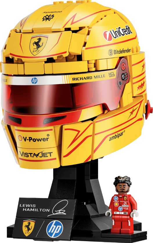 LEGO® Editions Scuderia Ferrari HP Lewis Hamilton Helmet - 43022