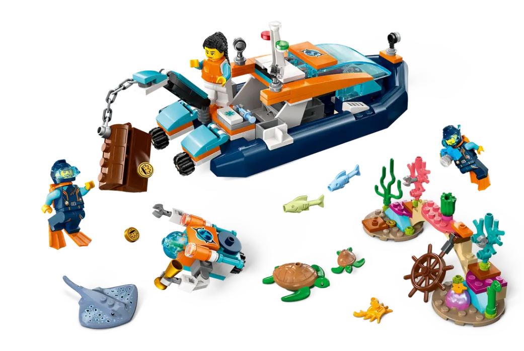 LEGO® City Explorer Diving Boat - 60377 – LEGOLAND New York Resort