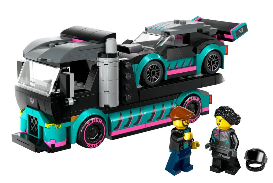 LEGO® City Race Car and Car Carrier Truck – 60406