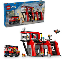 Load image into Gallery viewer, LEGO® City Fire Station with Fire Truck – 60414
