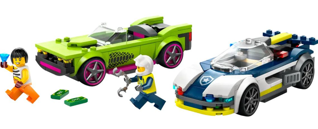 LEGO® City Police Car and Muscle Car Chase – 60415