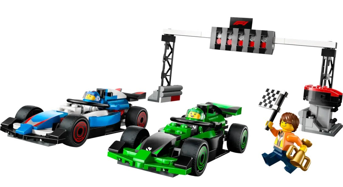 LEGO® City F1® Grid with VCARB & Sauber Race Cars – 60474