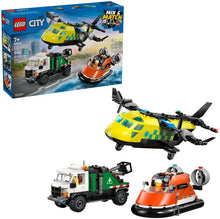 Load image into Gallery viewer, LEGO® City Airplane, Service Truk &amp; Hovercraft Remix - 60505
