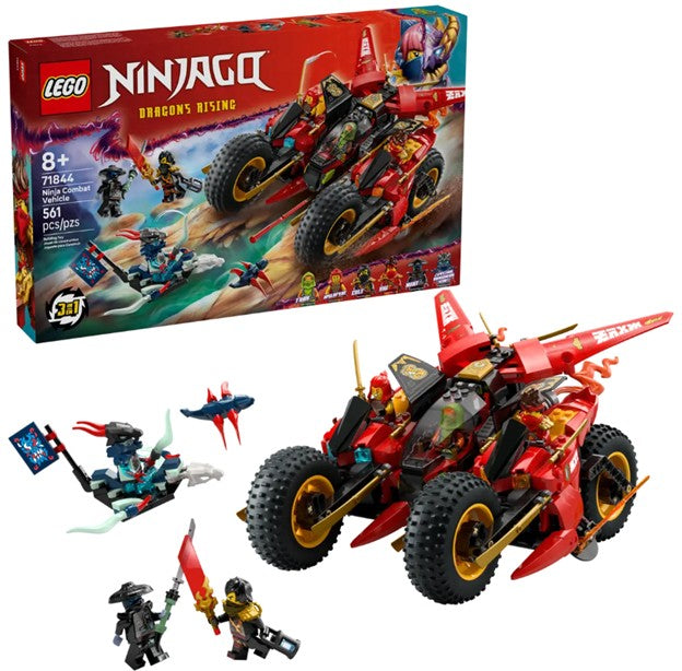 LEGO® NINJAGO® Ninja Combat Vehicle 3-in-1 – 71844 – LEGOLAND New