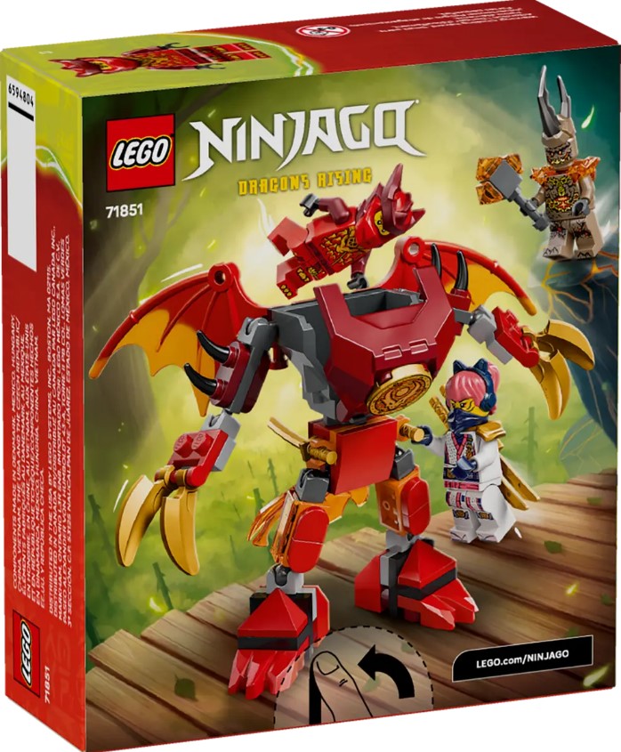 LEGO® NINJAGO® Kai's Dragon Mech Battle Pack - 71851 – LEGOLAND