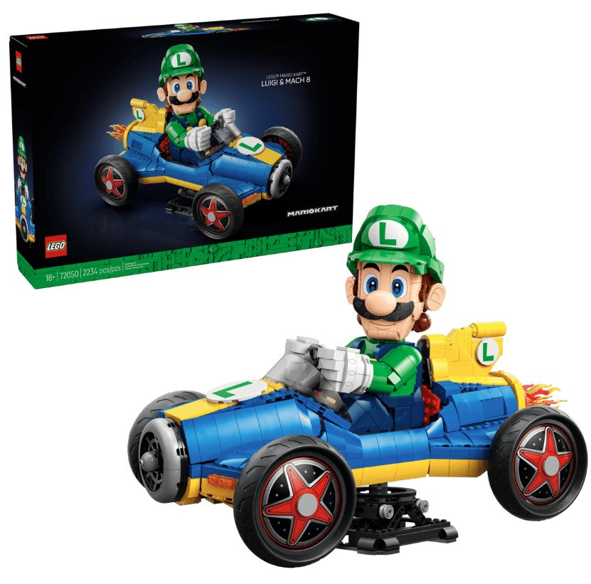 LEGO® Super Mario™ Mario Kart™ - Luigi & Mach 8 - 72050 – LEGOLAND LEGO® Super Mario™ Mario Kart™ - Luigi & Mach 8 - 72050 – LEGOLAND