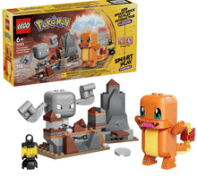 Load image into Gallery viewer, LEGO® LEGO® Pokémon™ SMART Play™: Charmander and Geodude’s Cavern Clash – 72157
