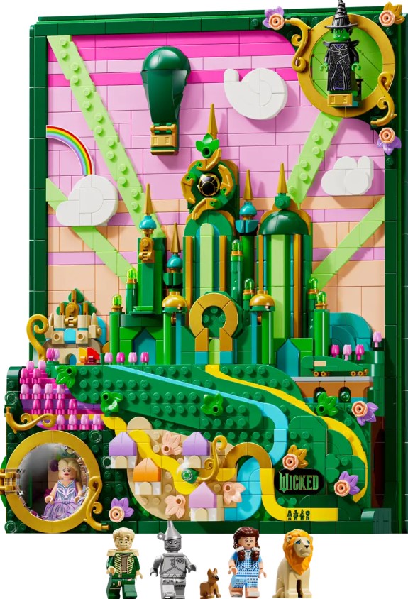 LEGO® Wicked Emerald City Wall Art – 75685 – LEGOLAND New York Resort