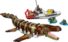 Load image into Gallery viewer, LEGO® Jurassic World™ Brick-Built Mosasaurus Boat - 76974
