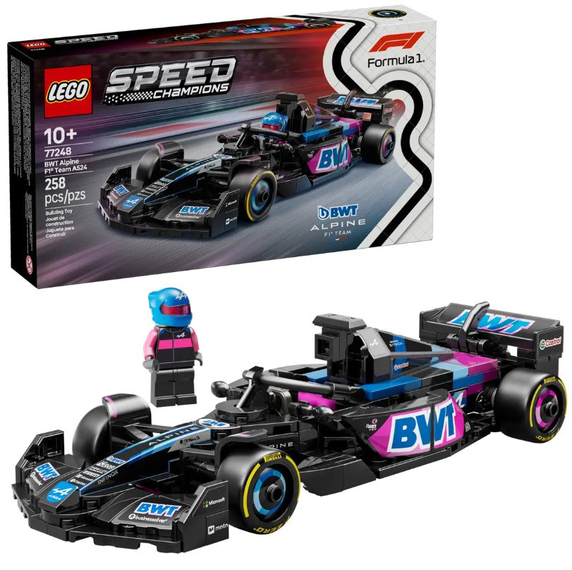 LEGO® Speed Champions BWT Alpine F1® Team A524 Race Car – 77248