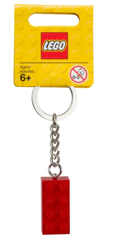 LEGO® Red Brick 2x4 Key Chain – 850154 – LEGOLAND New York Resort