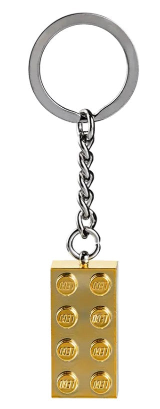 LEGO® 2x4 Gold Stud Key Chain – 850808 – LEGOLAND New York Resort