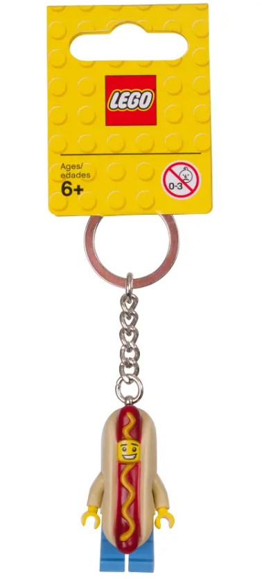 LEGO® Hot Dog Guy Key Chain – 853571 – LEGOLAND New York Resort