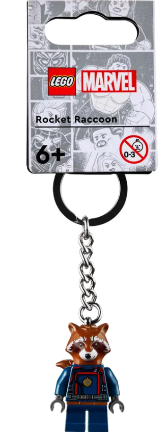 LEGO® Marvel Rocket Raccoon Key Chain – 854296 – LEGOLAND New York