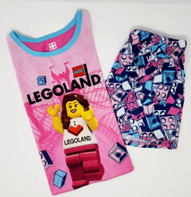 Load image into Gallery viewer, LEGO® I Heart LEGOLAND Pajamas Pink 2-pcs
