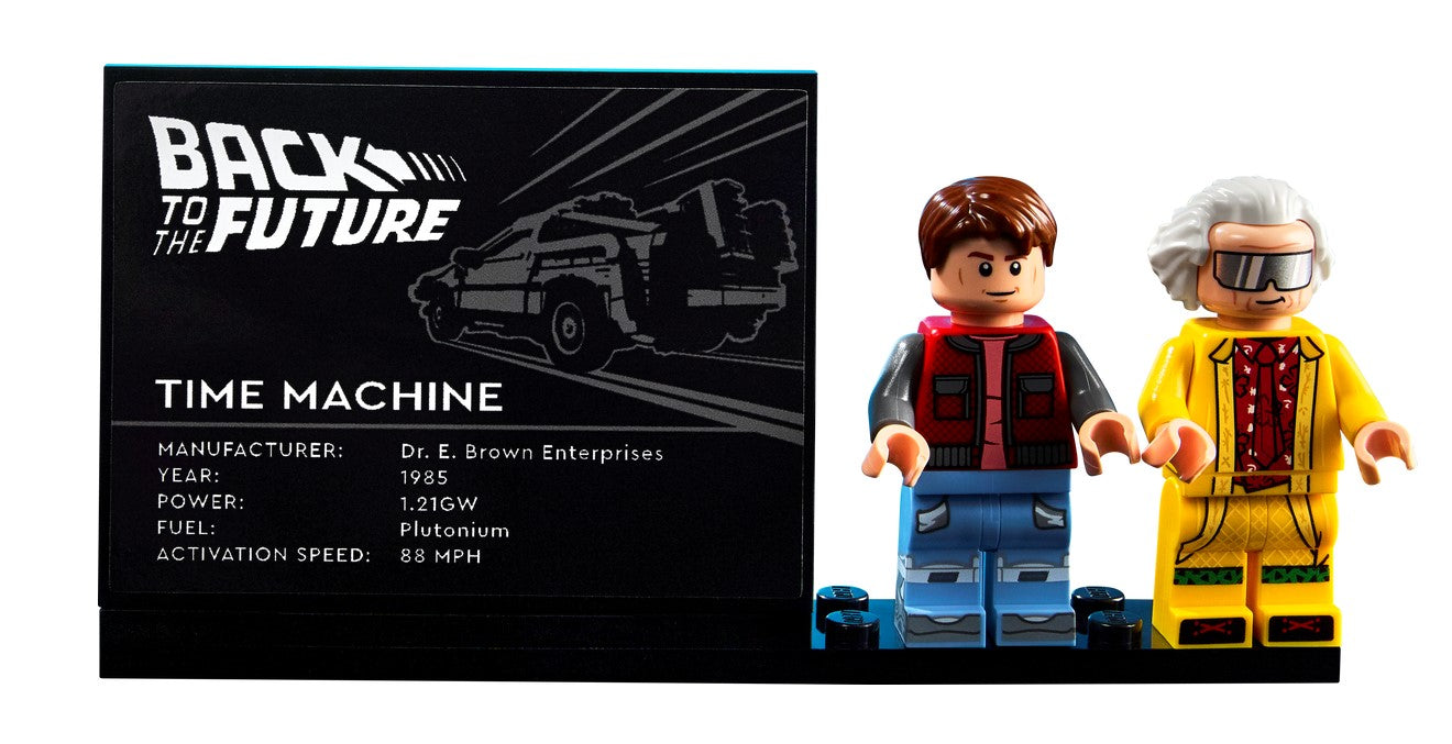 La machine à remonter le temps de Retour vers le futur 10300, LEGO® Icons