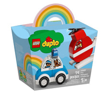 Load image into Gallery viewer, LEGO® DUPLO® My First Fire Helicopter and Police Car - 10957
