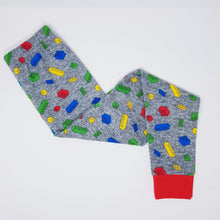 Load image into Gallery viewer, EXCLUSIVE LEGO® Iconic Brick Pajamas - Grey 2-pcs
