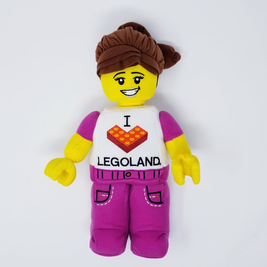 I Heart LEGOLAND® Girl Minifigure Plush