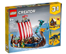 Load image into Gallery viewer, LEGO® Creator 3in1 Viking Ship and the Midgard Serpent - 31132
