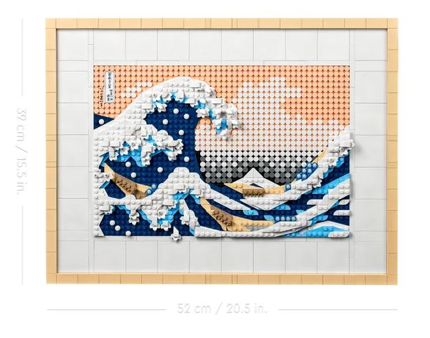 Il display LEGO porta una nuova scala a 31208 Hokusai - La grande onda