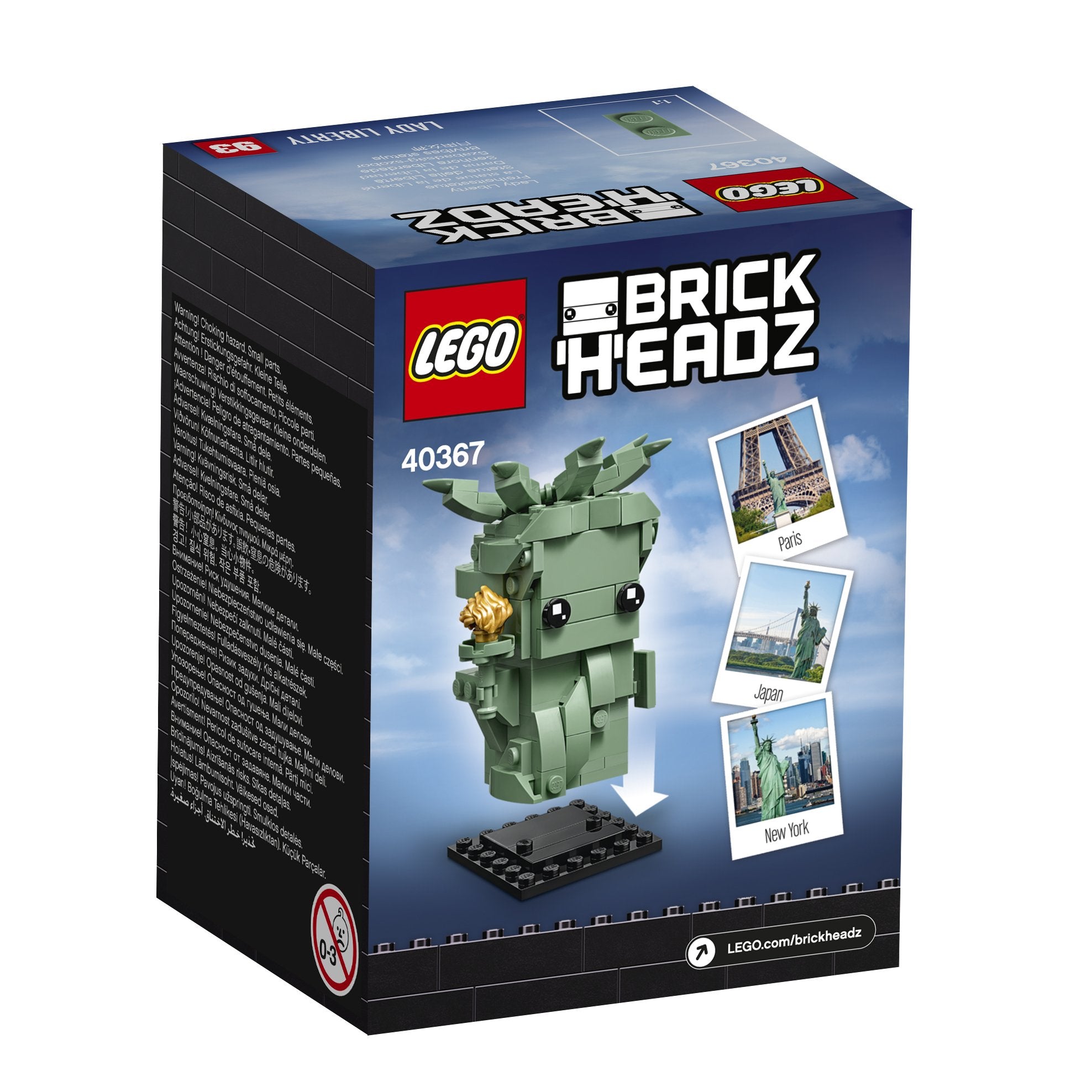 Fader fage ale apparat LEGO® BrickHeadz™ Lady Liberty - 40367 – LEGOLAND New York Resort