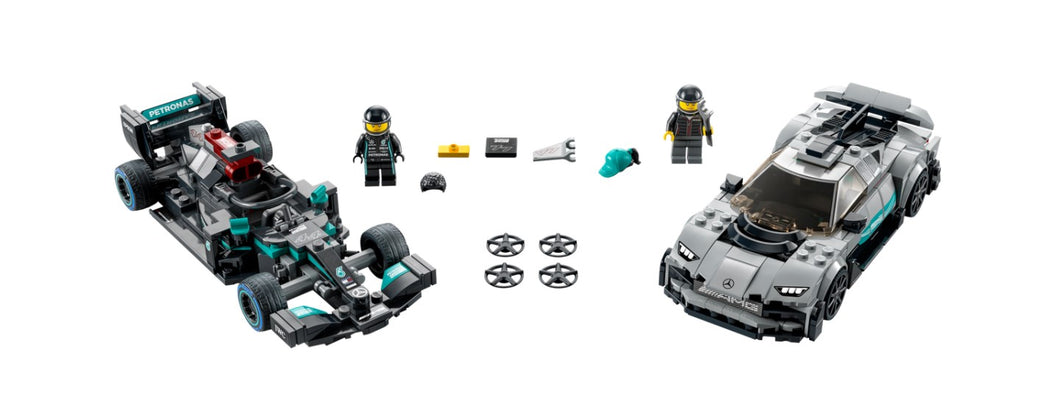 LEGO® Speed Champions Mercedes-AMG F1 W12 E Performance & Mercedes-AMG Project One – 76909